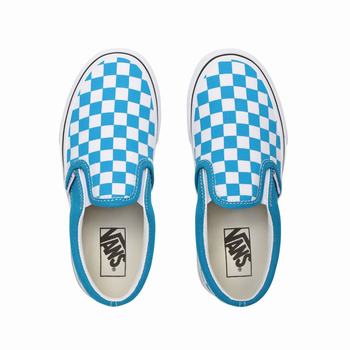 Detske Tenisky Vans Checkerboard Classic (8-14+ years) Biele VA51SJNRD